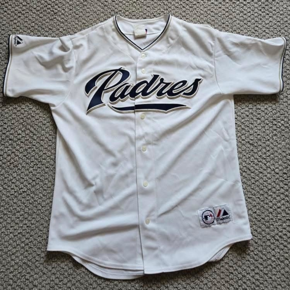 Majestic White Baseball Jersey